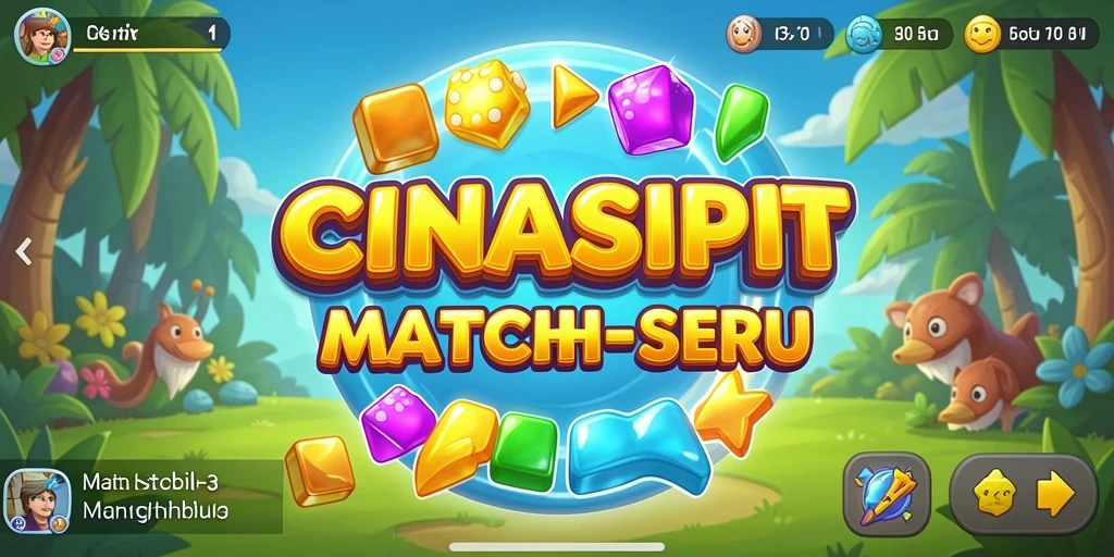 Tangkapan layar CINASIPIT menampilkan gameplay yang seru dan penuh warna.