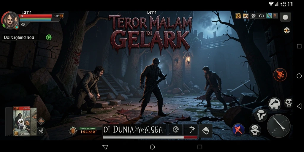 Momen menegangkan dalam gameplay LG111 saat bersembunyi dari makhluk horor.