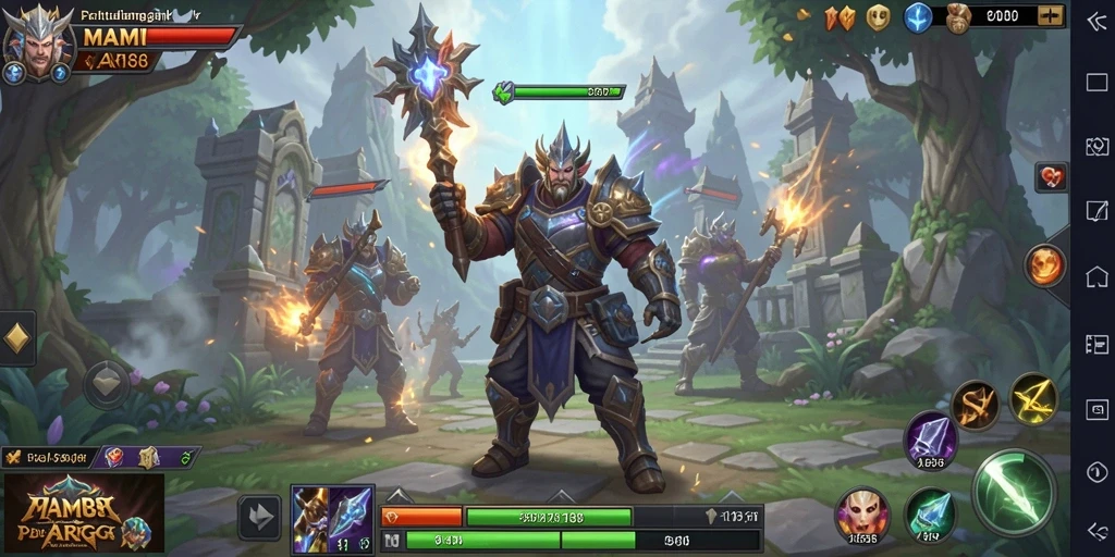 Tangkapan layar utama MAMI188 menunjukkan aksi epic dalam permainan ARPG.
