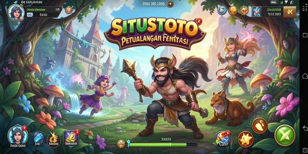 Tangkapan layar utama dari gameplay SITUSTOTO yang menunjukkan aksi petualangan yang mendebarkan.